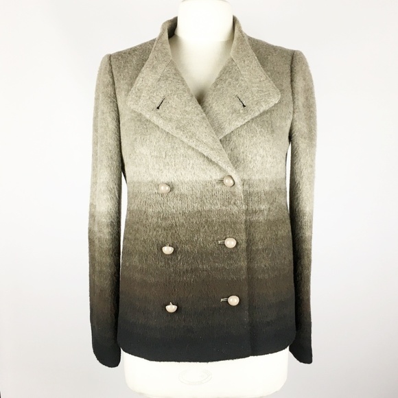 J. Crew Collection Rare Ombre Horizon Wool Coat 4 - Picture 3 of 8